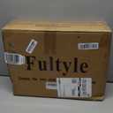 Fultyle Side Tables Set of 2, Small End Table with Storage Shelf, Night Stand Set 2 Bedside Tables for Living Room, Bedroom, Office and Small Spaces (Rustic Brown)