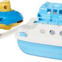 Green Toys Submarine Yellow and Ferry Boat Bundle