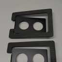 Metal Desktop Speaker Stands Pair, 15 Tilted Steel Tabletop Bookshelf Speaker Wedge with Damping Foam Pads for Small Medium Speakers, Suitable for PC, Gaming, and Studio