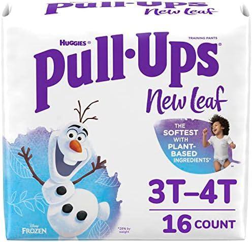 Pull-Ups New Leaf Boys' Disney Frozen Potty Training Pants, 3T-4T (32-40 lbs), 112 count