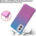 Ailiber for Motorola Moto G Stylus 2024 5G Case, Motorola G Stylus 2024 Cell Phone Case with Screen Protector, Dual Layer Shockproof Corner TPU Bumper, Silicone Rugged Cover-Blue Pink