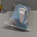 SUNFURA Full Body Dog Coat - Warm Fleece Jacket for Large Dogs, Turtleneck Winter Coats with Harness, Reflective Dog Snowsuit Windproof Puffer Jackets with Legs for French Bulldog, Turquoise L