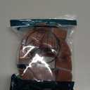 Rectangle Chair Leg Protectors for Hardwood Floors,16 PCS Silicone Covers to Protect Wood Tile Floors Felt Pads Furniture Leg Caps Reduce Noise. Easy to Move.(Brown,0.75 x 1.25 Inch,Rectangle)