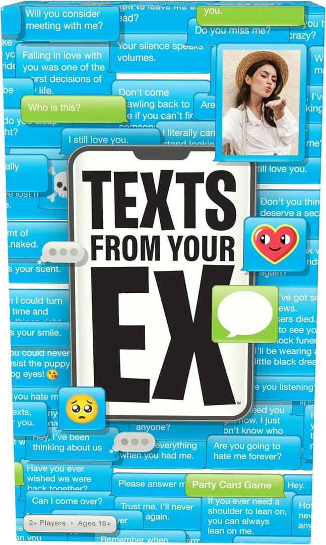 Goliath Texts from Your Ex Game - Hilarious Party Card Game, 2 or More Players Ages 18+