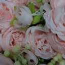 Geosar 8 Bundles Artificial Peonies Flowers Fake Silk Peony Bouquet Faux Peonies Flowers Bulk for Decoration Vase Floral Arrangements Wedding Party Table (Pink)