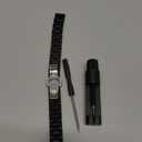 BINLUN Stainless Steel Watch Bands 12mm-24mm Universal Metal Replacement Watch Straps SmartWatch Bracelets Links Straight & Curved Ends Men Women 6 Colors(Black,12mm)