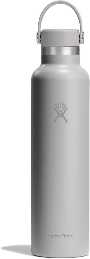 Hydro Flask Water Bottle - Insulated Stainless Steel - Non Spill, Leakproof in 24 Oz Shale Gray