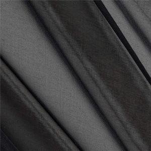 Black Chiffon Fabric by The Yard Halloween Wedding Arch Draping Fabric Sheer Material for Party Backdrop Arch Ceiling Decor   120x420