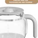 10 Cup Coffee Maker Carafe Replacement Pot Compatible with DCGC01 Overflow Coffee Maker DCF02 DCG01