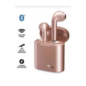 iLive IAEBT209 Truly Wireless Earbuds Bluetooth 5 With Charging Case Rose Gold