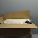 Amazon Basics Classic Puresoft PU Padded Mid-Back Height Adjustable Office Computer Desk Chair with Armrest, 26"D x 23.75"W x 42"H, Cream