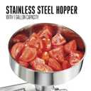 Weston Metal Tomato Strainer, 1 Gallon Hopper, Stainless Steel