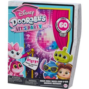 Disney Doorables Lets Party Multi-Peek Series 14, Collectible 1.5 Inch Toy, Easter Basket Fillers, Gifts, Presents, Boys and Girls Toy Ages 5 and Up