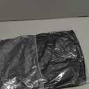 Homiest Black Satin Fitted Sheet Full Size Deep Pocket Luxury & Ultra Soft Bedding Single Bottom Bed Sheets Sold Separately Full - Fitted