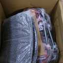 Office Star Deluxe Breathable ProGrid Back Armless Folding Chair 2-Pack with Rolling Casters and Titanium Finish Frame, Coal FreeFlex