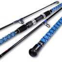 Fiblink Surf Spinning Fishing Rod Carbon Travel Surf Rod /3 Piece/ Spinning Fishing Rod 12'