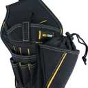 MELOTOUGH Drill Holster Impact Driver Holster with Bit Pouch Heavy Duty Impact Holster for Tool Belt, Right