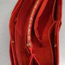ZTUJO Purse Organizer Insert For Handbags, Silky Bag Organizer With 2 Zippers For Speedy Neverful Tote and More (Red, X-Large)