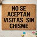 Calloway Mills 110772436 No Se Aceptan Visitas sin Chisme Spanish Doormat 24" x 36"