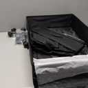 GAOMON Under Bed Storage with Wheels, 2 Pack Rolling Under-Bed Storage Containers with Clear Lids, Low Profile Storage Bins for Clothes, Shoes, Toys, Blankets - Space Saving Underbed Organizer ([Black-78 Large] Double Set)