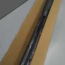 Tension Curtain Rod by EZFurni, 42-123 Inches, Heavy Duty Tension Rods for Windows, Adjustable Spring Loaded Curtain Rods No Drilling, Renter Friendly, Hold Up Blackout Curtains and Non Slip, Black