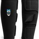 THEFITGUY Deadlift Shin Guards, 5mm Dense Neoprene Protection, Easy On-Off, No Need to Take Off Shoes - for Weightlifting and Functional Training (Pair)