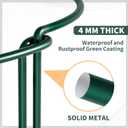 TCBWFY 20 Pack Plant Supports Stakes for Large Heavy Plants, 16"Hx10"D Peony Supports,Heavy Duty 4mm Wire Peony Cages,Interlock Garden Supports Ring Border Support,Plant Support Cage for Rose Flowers