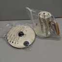 Cocinare FLOW B9 Gooseneck Electric Kettle, Precise Temperature Control for Pour-Over Coffee & Tea Brewing, Stainless Steel Interior, Rapid Heating for Boiling Water 0.9L (Morandi White)