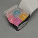 Fidget Toys Stress Balls for Kids & Adults - 4Pack Malt Sugar Squishy Fidget Toys, Slow Rise Gel Ball, Stretchy Squeeze Stress Relief Balls for Anxiety/Therapy/Classroom, Slow-Rise Sensory Toys