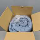 WDCOZY Blue Quilt King Size Bedding Sets with 2 Pillow Shams, Lightweight Soft Bedspread Coverlet, Quilted Blanket Thin Comforter Bed Cover for All Season, 3 Pieces, 104x90 inches