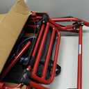 2-in-1 Rollator Walker for Seniors with Seat for All-Terrain Transport Use