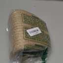 Mkono Small Storage Basket for Toilet Tank Top Boho Bathroom Decor Woven Rope Toilet Paper Tray Organizer for Shelf Bedroom Living Room, Jute, 1 Pack, 13" L x 6" W