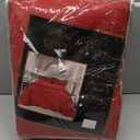 Fancy Linen 3pc Embossed Coverlet Bedspread Set Oversized Bed Cover Solid Floral Daisy Pattern New # Allis (King/California King, Red)