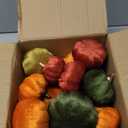 18PCS Velvet Pumpkin Decor for Fall Table Centerpieces, Artificial Fake Faux Foam Pumpkin Home Decorations for Autumn Harvest, Thanksgiving