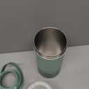 Momcozy 22oz Portable Breast Milk Cooler for Outdoor, Life Saver with 360 Total Cooling for 24 Hours, Larger Capacity Travel Breastmilk Chiller with 2pcs Baby Bottles for Breastmilk Storage, Green