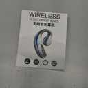 Wireless Handsfree Bluetooth Earpiece for Driving Single Earbud Bluetooth Headset One Ear Earbuds Open Ear Earphone Running Sports Headphones with Ear Hook Trucker Blue Tooth Headset for Business