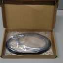 Car Front Rear Logo Decoration Cover Ring Trim, Compatible for Subaru Outback 2021 2022 2023 2024 2025, Hood Emblem Ring Accessories, Made of ABS (Carbon Fiber Pattern)