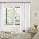 Thick Linen White Curtains 90 Inches Long for Living Room Bedroon Aesthetic Pinch Pleated Drapes with Hooks Rings Back Tab Light Filtering Semi Sheer Ceiling Floor Custom Made Memory Trained Curtain