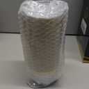 100-Pack Premium 9 oz Double Gold Rimmed Disposable Plastic Cups for Parties, Dinners, Weddings. Excellent Disposable Wine Glasses, Cocktails, Champagne