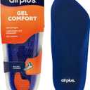 Airplus Gel Orthotics 3/4 Length for Men and Women, Designed to Fit in Any Shoe, Supports Your Heel, Arch, and Ball of Foot Size: M 7-13