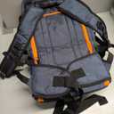 Ski Boot Bag Backpack, 50L Large Capacity Water-Resistant Padded Ski Travel Bag & Snowboard Boot Bag for Ski Boots, Helmet, Goggles, Clothes, Gloves, Snowboard Gear (Dark Blue)