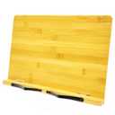 Extra Large Book Stand 19.68" x 14.0" Bamboo Heavy-Duty Book Holder