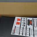 AgiiMan Mechanic Stool - Detailing Garage Rolling Stool with Wheels, Automotive Roller Creeper Seat Chair Repair Tools Tray, 2 Tool Storage Drawers Under Seat, 300 Lbs Capacity