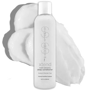 SIMPLY SMOOTH Xtend Keratin Deep Conditioner – Lightweight Hydrating Hair Mask for Dry, Damaged, Color-Treated, Curly, and Keratin-Treated Hair – Frizz Control, Repair, Softness, Shine, 8.5 oz