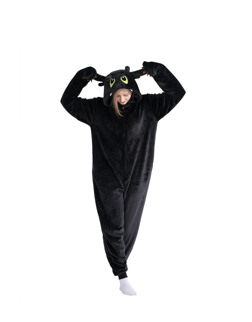Beauty Shine Unisex Adult Onesie One Piece Pajamas Cosplay Cartoon Costume Halloween Christmas Sleepwear Jumpsuit Homewear Size L