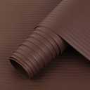 Shelf Liner Cabinet Liners for Kitchen, Non Adhesive Drawer Liner, Durable Washable Waterproof Fridge Refrigerator Mat Pantry Shelf Protector Liner for Shelves, Cupboard, Coffee 17.5 x 157.5 inches