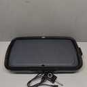 DASH Deluxe Everyday Electric Griddle with Dishwasher Safe Removable Nonstick Cooking Plate for Pancakes, Burgers, Eggs and more, Includes Drip Tray + Recipe Book, 20 x 10.5, 1500-Watt - Black (Black)