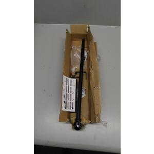 2 Pack Black Curtain Rods for windows 32 to 48 inch, 5/8 inch Splicing Heavy Duty Metal Curtain Rod Set with Brackets