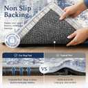 Merelax 8x10 Non Slip Rug Pad Gripper Cushioned Carpet Pads | Ideas for Hardwood Floors, Thick Felt Liner with Silicone Backing, Under Area Rugs Anti Skid Mat Keep Rugs in Place and Safe