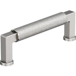 Amerock Balata 3-3/4 inch (96mm) Center-to-Center Polished Nickel Cabinet Pull, BP37623PN